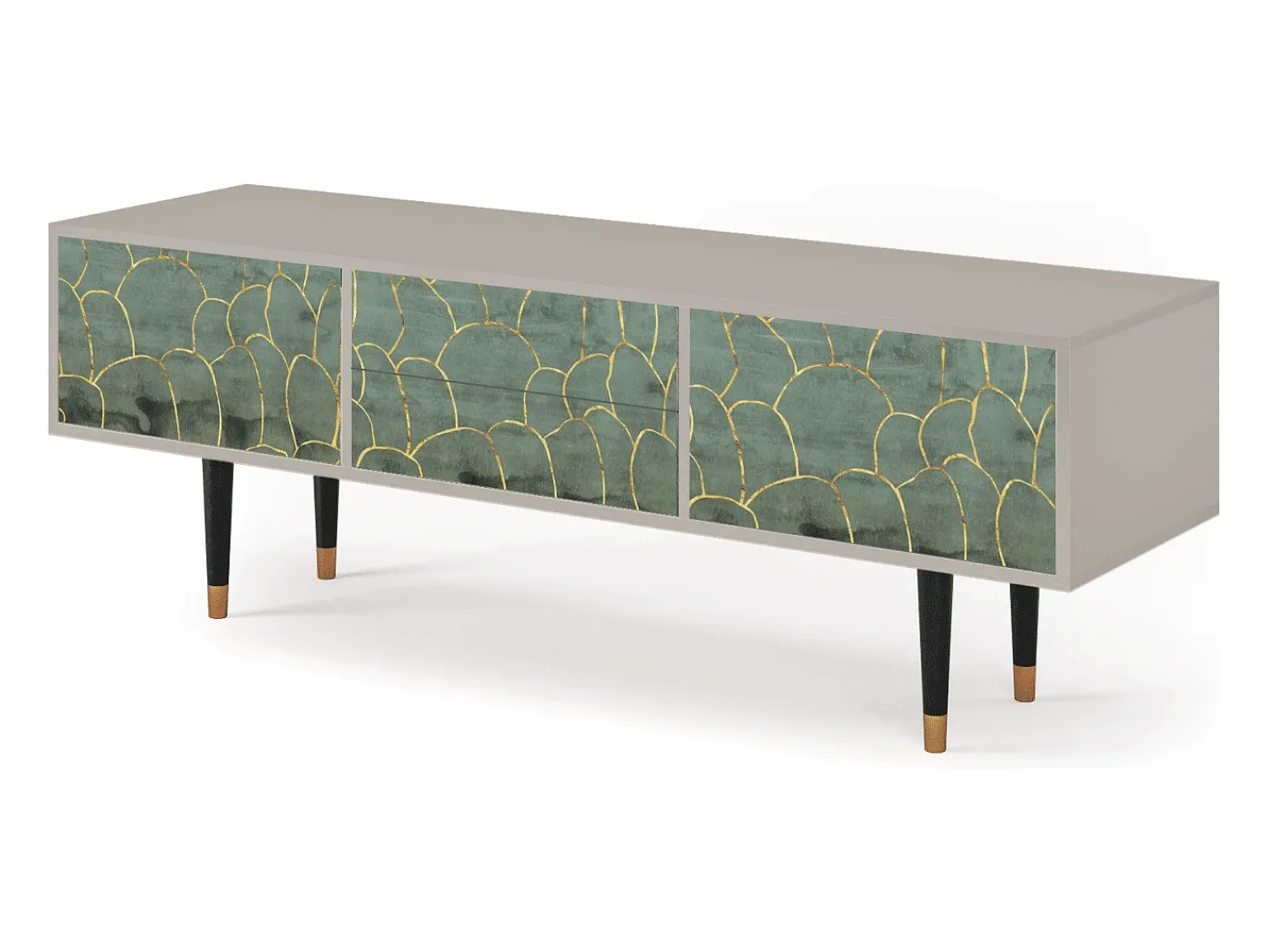 Mueble de TV - 170х59х48 cm - T4 - Magnificent Water Lily, Areia^ Móvel De Tv