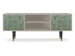 Outlet Mueble de TV - 170х69х48 cm - T2 - Magnificent Water Lily, Areia Bege
