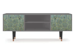 Mueble de TV - 170х69х48 cm - T2 - Magnificent Water Lily, Cinza^ Móvel De Tv