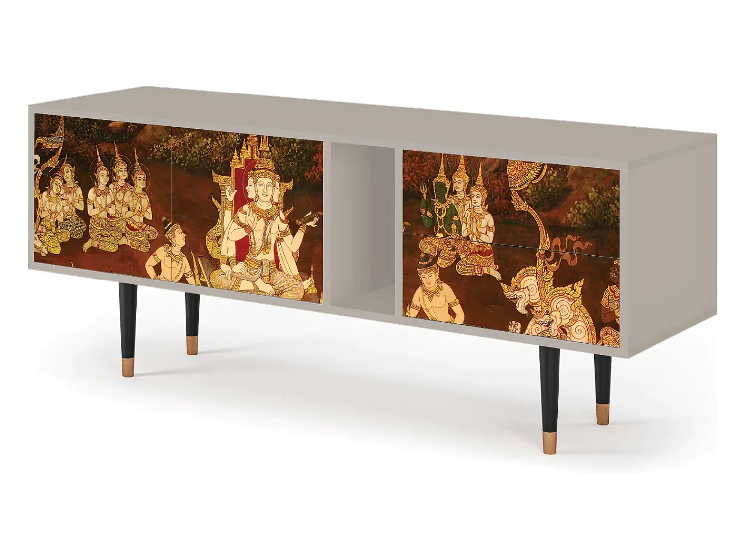 Hot Mueble de TV - 170х69х48 cm - T1 - Malyavan, Areia Bege