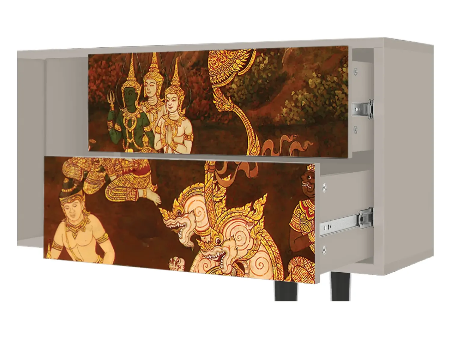 Hot Mueble de TV - 170х69х48 cm - T1 - Malyavan, Areia Bege