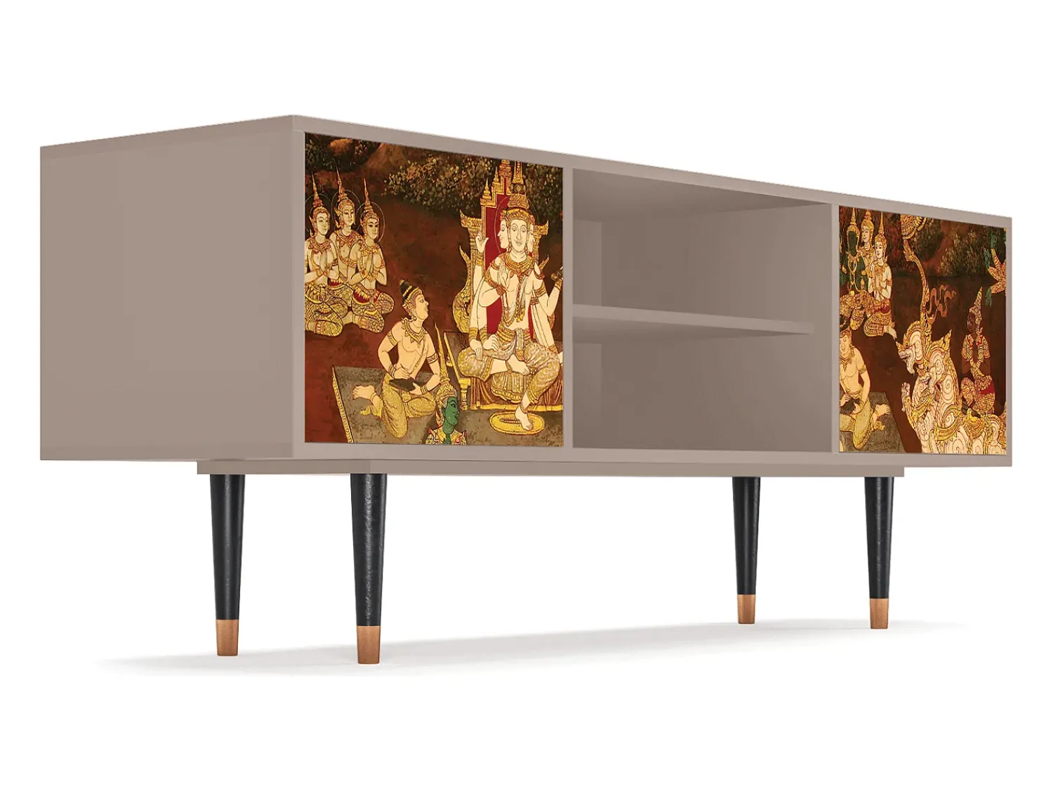Móvel De Tv* Mueble de TV - 170х69х48 cm - T2 - Malyavan, Latte Bege