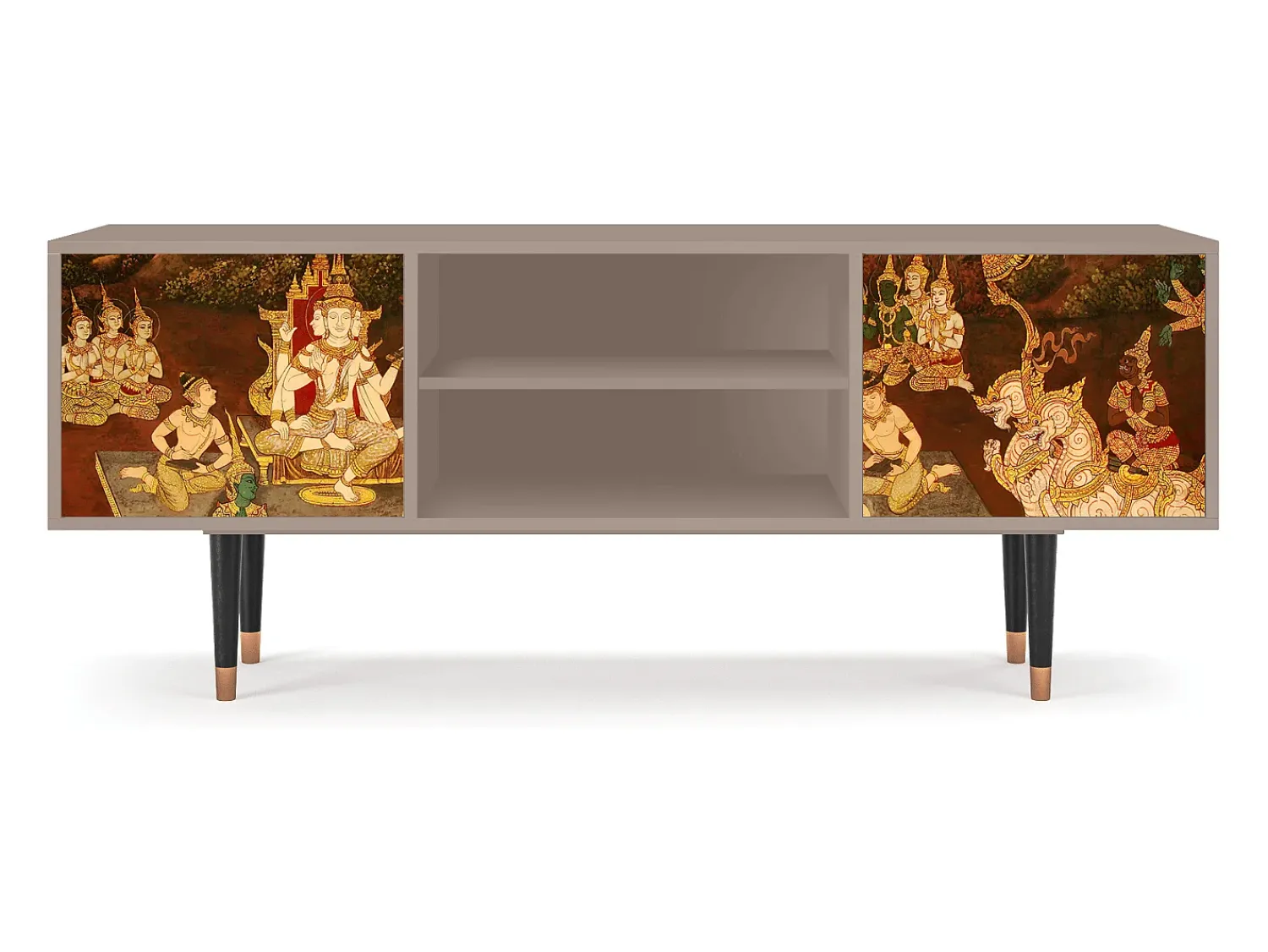 Móvel De Tv* Mueble de TV - 170х69х48 cm - T2 - Malyavan, Latte Bege