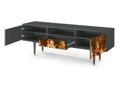 Móvel De Tv* Mueble de TV - 170х59х41 cm - T6 - Malyavan, Antracite Cinza antracite