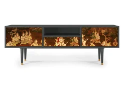 Móvel De Tv* Mueble de TV - 170х59х41 cm - T6 - Malyavan, Antracite Cinza antracite