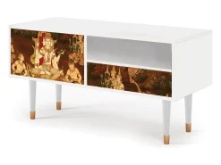 Móvel De Tv| Mueble de TV - 115х59х48 cm - T3 - Malyavan, Branco Bege