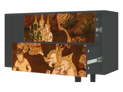 Hot Mueble de TV - 170х69х48 cm - T1 - Malyavan, Antracite Cinza antracite