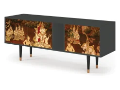 Hot Mueble de TV - 170х69х48 cm - T1 - Malyavan, Antracite Cinza antracite