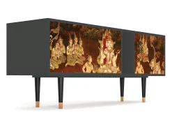 Hot Mueble de TV - 170х69х48 cm - T1 - Malyavan, Antracite Cinza antracite