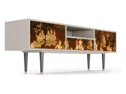 Móvel De Tv| Mueble de TV - 170х59х41 cm - T6 - Malyavan, Areia Bege