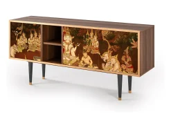 Mueble de TV - 150х69х41 cm - T5 - Malyavan, Nogueira^ Móvel De Tv