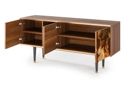 Mueble de TV - 150х69х41 cm - T5 - Malyavan, Nogueira^ Móvel De Tv