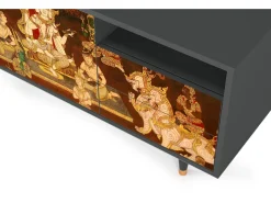 Mueble de TV - 125х56х41 cm - T7 - Malyavan, Antracite^ Móvel De Tv