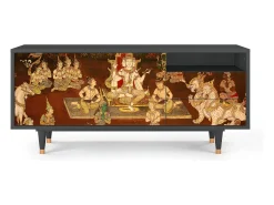 Mueble de TV - 125х56х41 cm - T7 - Malyavan, Antracite^ Móvel De Tv