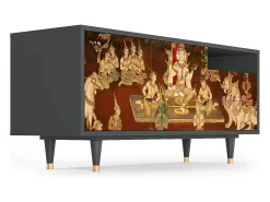 Mueble de TV - 125х56х41 cm - T7 - Malyavan, Antracite^ Móvel De Tv