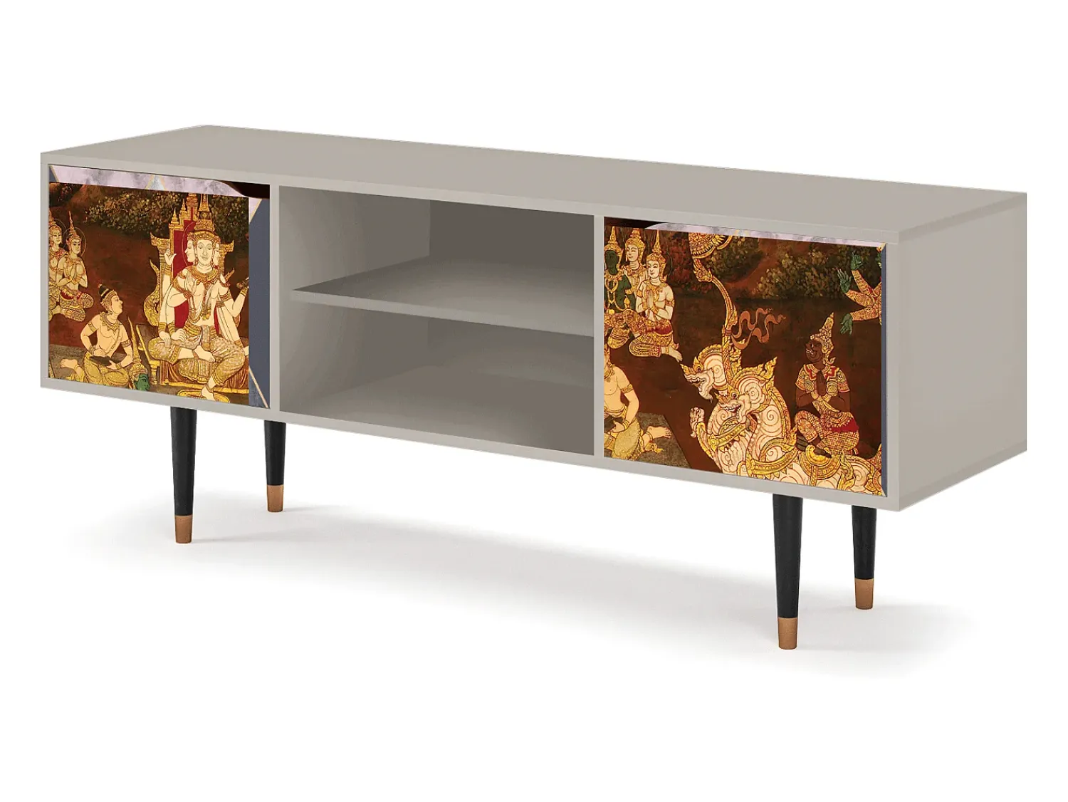 Móvel De Tv* Mueble de TV - 170х69х48 cm - T2 - Malyavan, Areia Bege