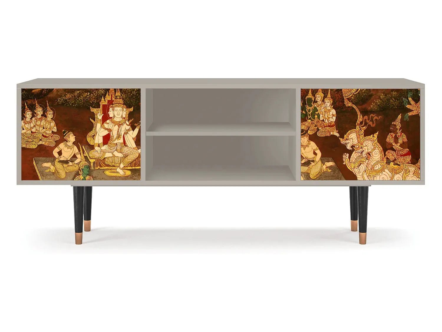 Móvel De Tv* Mueble de TV - 170х69х48 cm - T2 - Malyavan, Areia Bege