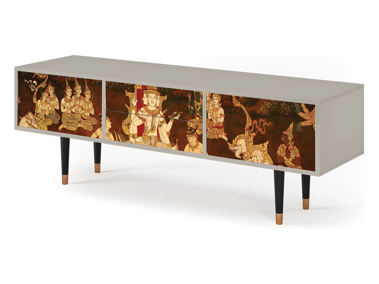 Mueble de TV - 170х59х48 cm - T4 - Malyavan, Areia^ Móvel De Tv