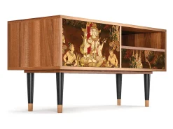 Mueble de TV - 115х59х48 cm - T3 - Malyavan, Nogueira^ Móvel De Tv