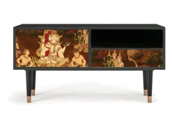 Móvel De Tv| Mueble de TV - 115х59х48 cm - T3 - Malyavan, Antracite Cinza antracite
