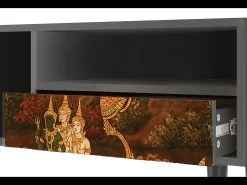 Móvel De Tv| Mueble de TV - 115х59х48 cm - T3 - Malyavan, Antracite Cinza antracite