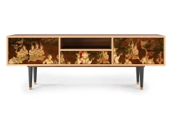 Móvel De Tv| Mueble de TV - 170х59х41 cm - T6 - Malyavan, Nogueira Castanho