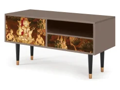 Móvel De Tv| Mueble de TV - 115х59х48 cm - T3 - Malyavan, Latte Bege