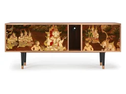 Móvel De Tv| Mueble de TV - 170х69х48 cm - T1 - Malyavan, Nogueira Castanho