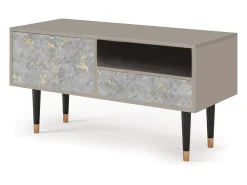 Móvel De Tv| Mueble de TV - 115х59х48 cm - T3 - Mariana Trench, Areia Bege