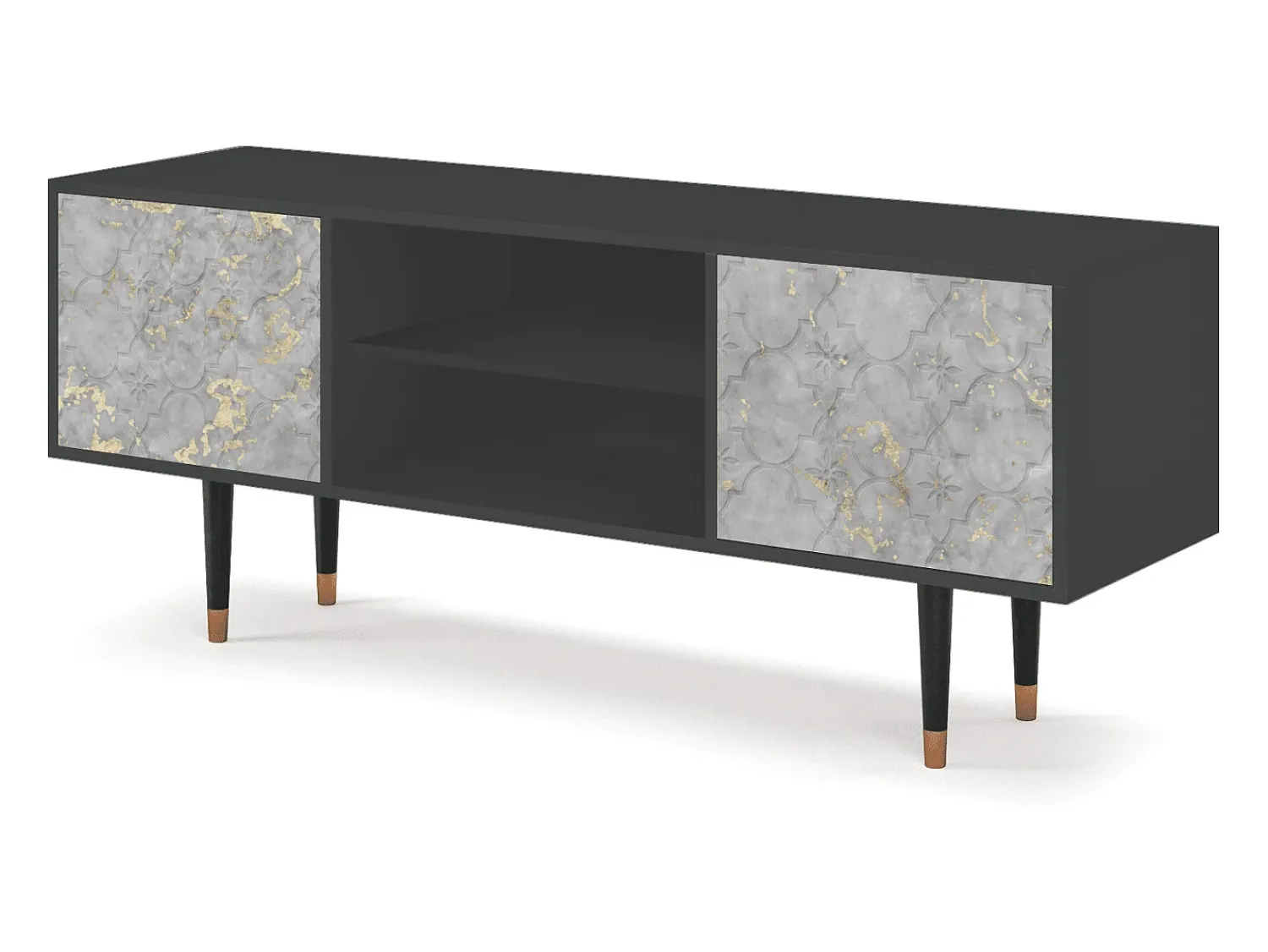 Mueble de TV - 170х69х48 cm - T2 - Mariana Trench, Antracite^ Móvel De Tv