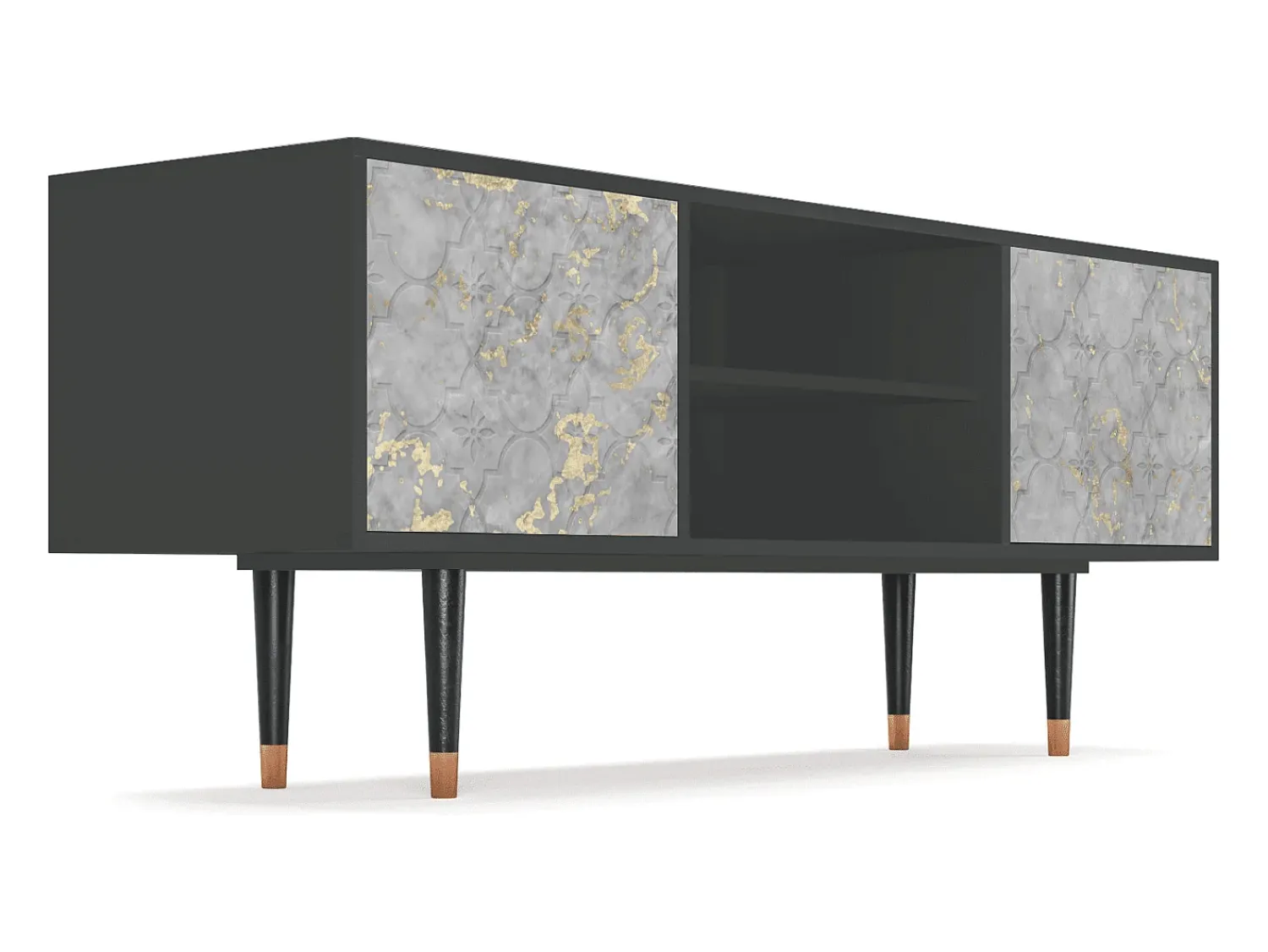 Mueble de TV - 170х69х48 cm - T2 - Mariana Trench, Antracite^ Móvel De Tv