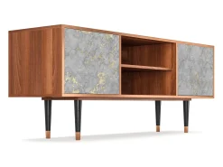 Móvel De Tv* Mueble de TV - 170х69х48 cm - T2 - Mariana Trench, Nogueira Castanho