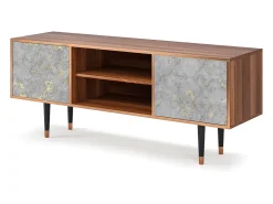 Móvel De Tv* Mueble de TV - 170х69х48 cm - T2 - Mariana Trench, Nogueira Castanho