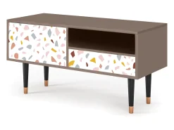Online Mueble de TV - 115х59х48 cm - T3 - Marmelade Cheese, Latte Bege