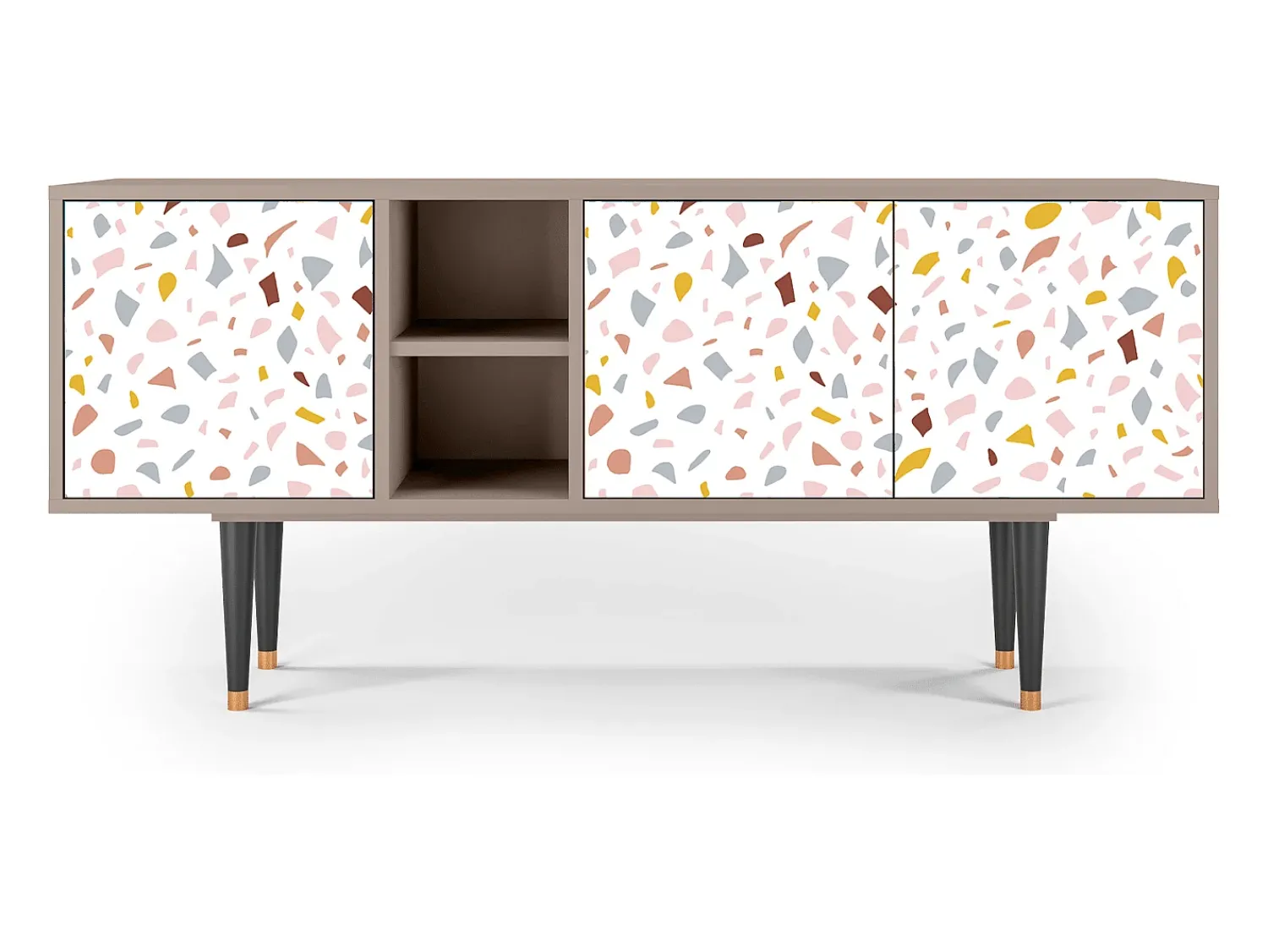 New Mueble de TV - 150х69х41 cm - T5 - Marmelade Cheese, Latte Bege