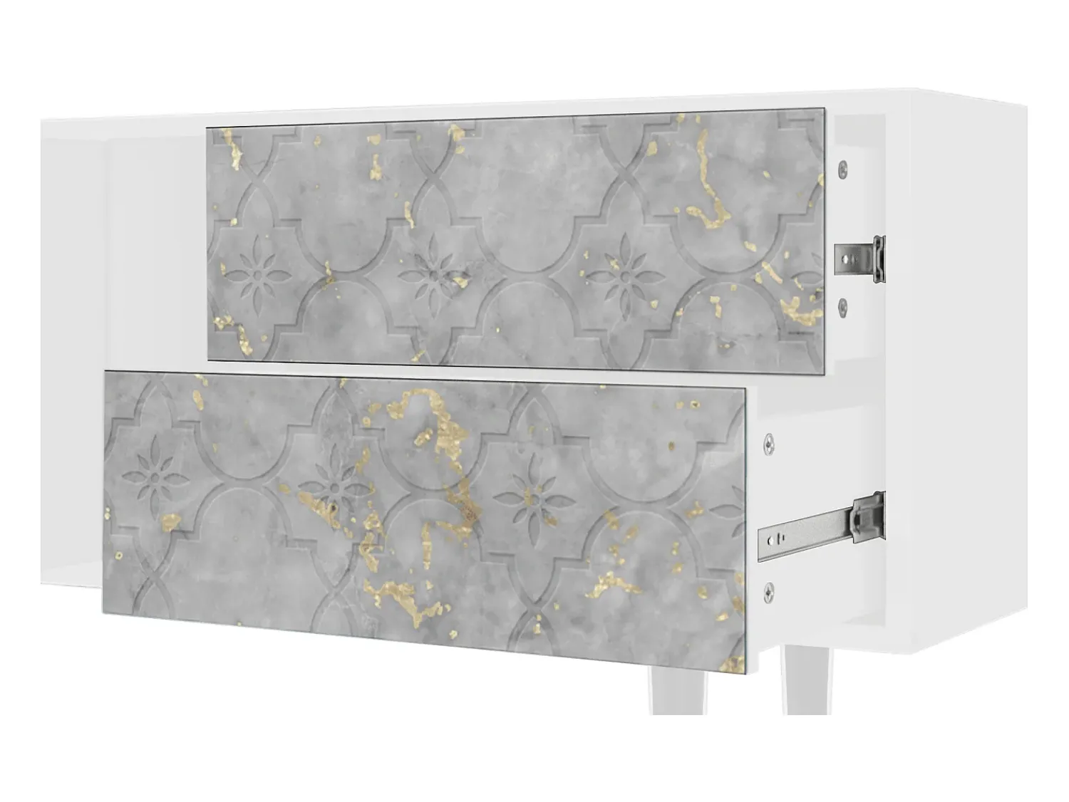 Mueble de TV - 170х69х48 cm - T1 - Mariana Trench, Branco^ Móvel De Tv