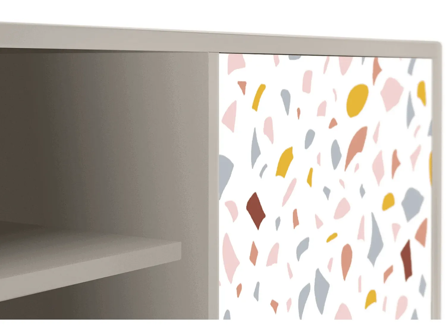 Móvel De Tv| Mueble de TV - 170х69х48 cm - T2 - Marmelade Cheese, Areia Bege