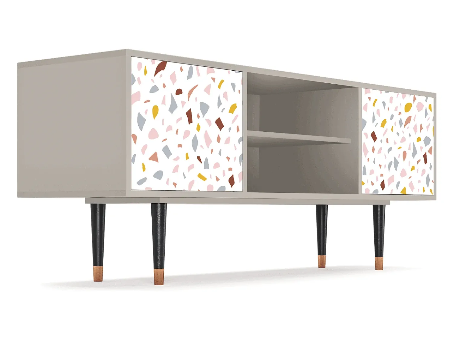 Móvel De Tv| Mueble de TV - 170х69х48 cm - T2 - Marmelade Cheese, Areia Bege