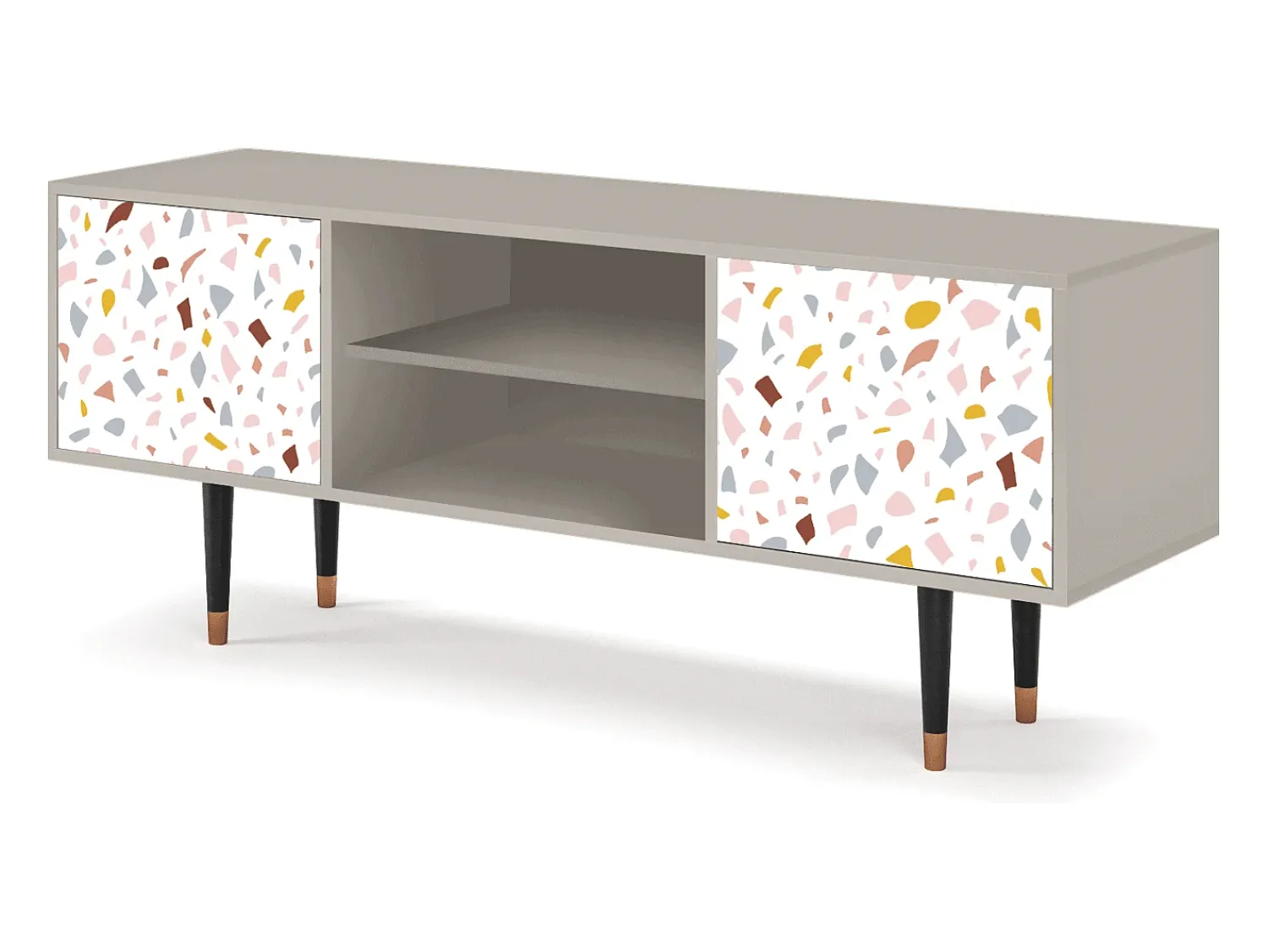 Móvel De Tv| Mueble de TV - 170х69х48 cm - T2 - Marmelade Cheese, Areia Bege