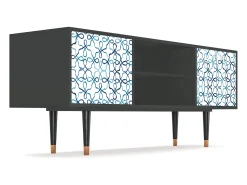Mueble de TV - 170х69х48 cm - T2 - Marine Strings, Antracite^ Móvel De Tv