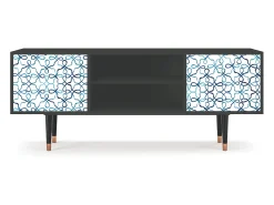Mueble de TV - 170х69х48 cm - T2 - Marine Strings, Antracite^ Móvel De Tv