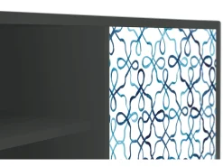 Mueble de TV - 170х69х48 cm - T2 - Marine Strings, Antracite^ Móvel De Tv