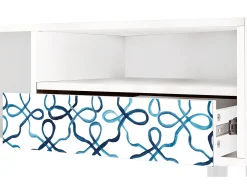Sale Mueble de TV - 115х59х48 cm - T3 - Marine Strings, Branco Bege