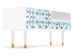 Sale Mueble de TV - 115х59х48 cm - T3 - Marine Strings, Branco Bege