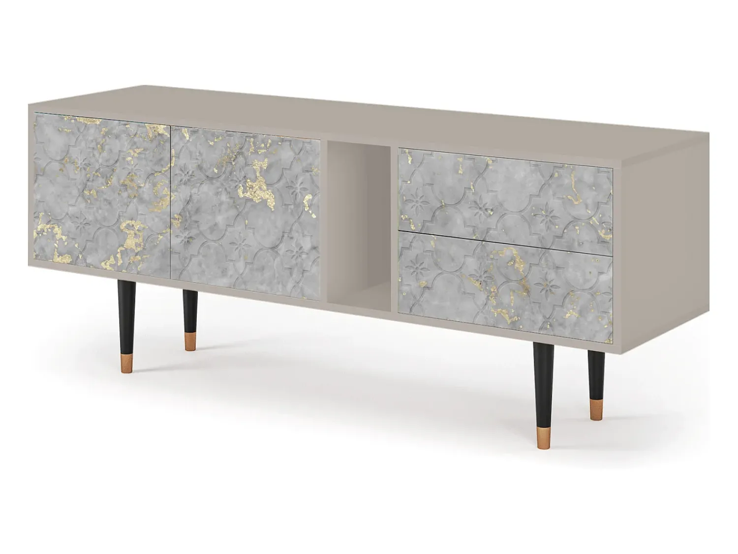 Mueble de TV - 170х69х48 cm - T1 - Mariana Trench, Areia^ Móvel De Tv