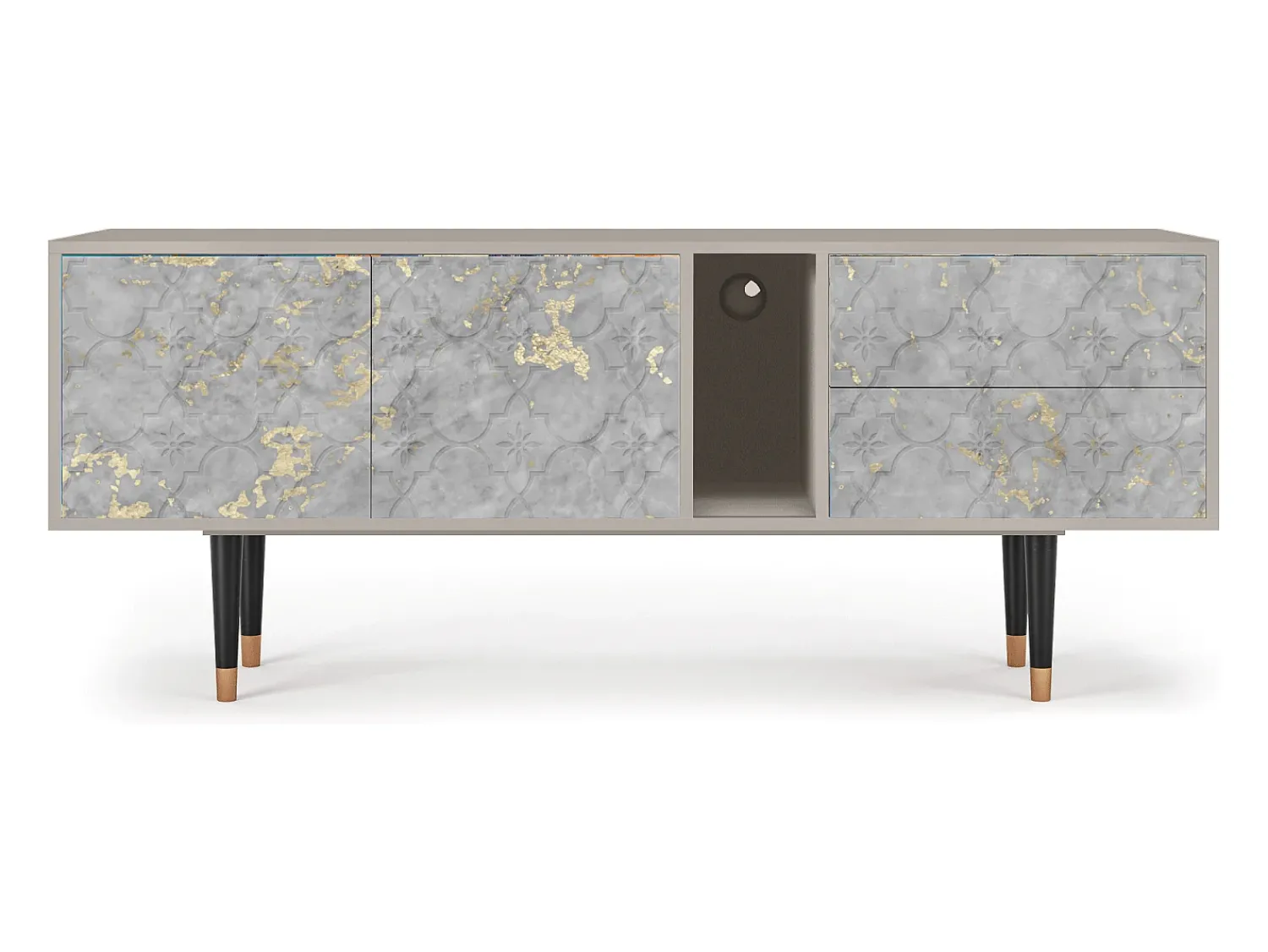 Mueble de TV - 170х69х48 cm - T1 - Mariana Trench, Areia^ Móvel De Tv