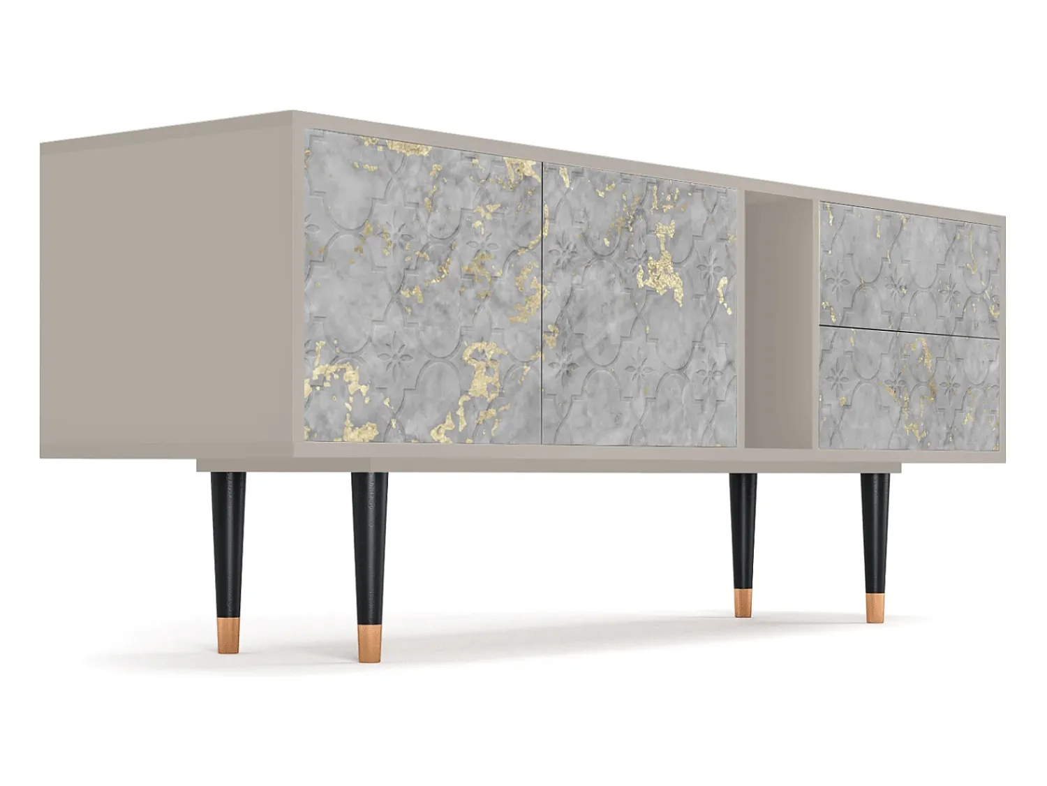Mueble de TV - 170х69х48 cm - T1 - Mariana Trench, Areia^ Móvel De Tv