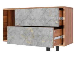 Outlet Mueble de TV - 170х69х48 cm - T1 - Mariana Trench, Nogueira Castanho