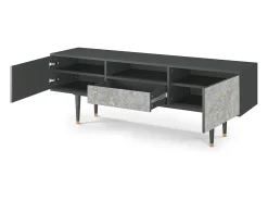 Mueble de TV - 170х59х41 cm - T6 - Mariana Trench, Antracite Cinza antracite