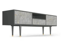 Mueble de TV - 170х59х41 cm - T6 - Mariana Trench, Antracite Cinza antracite
